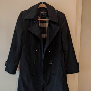 London Fog Black Trenchcoat